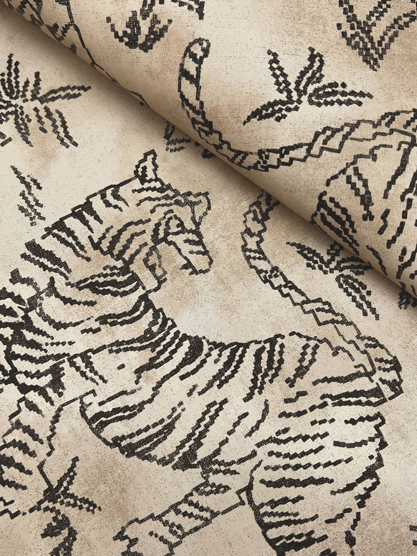 Orly Tigers Taupe Wallpaper large image 