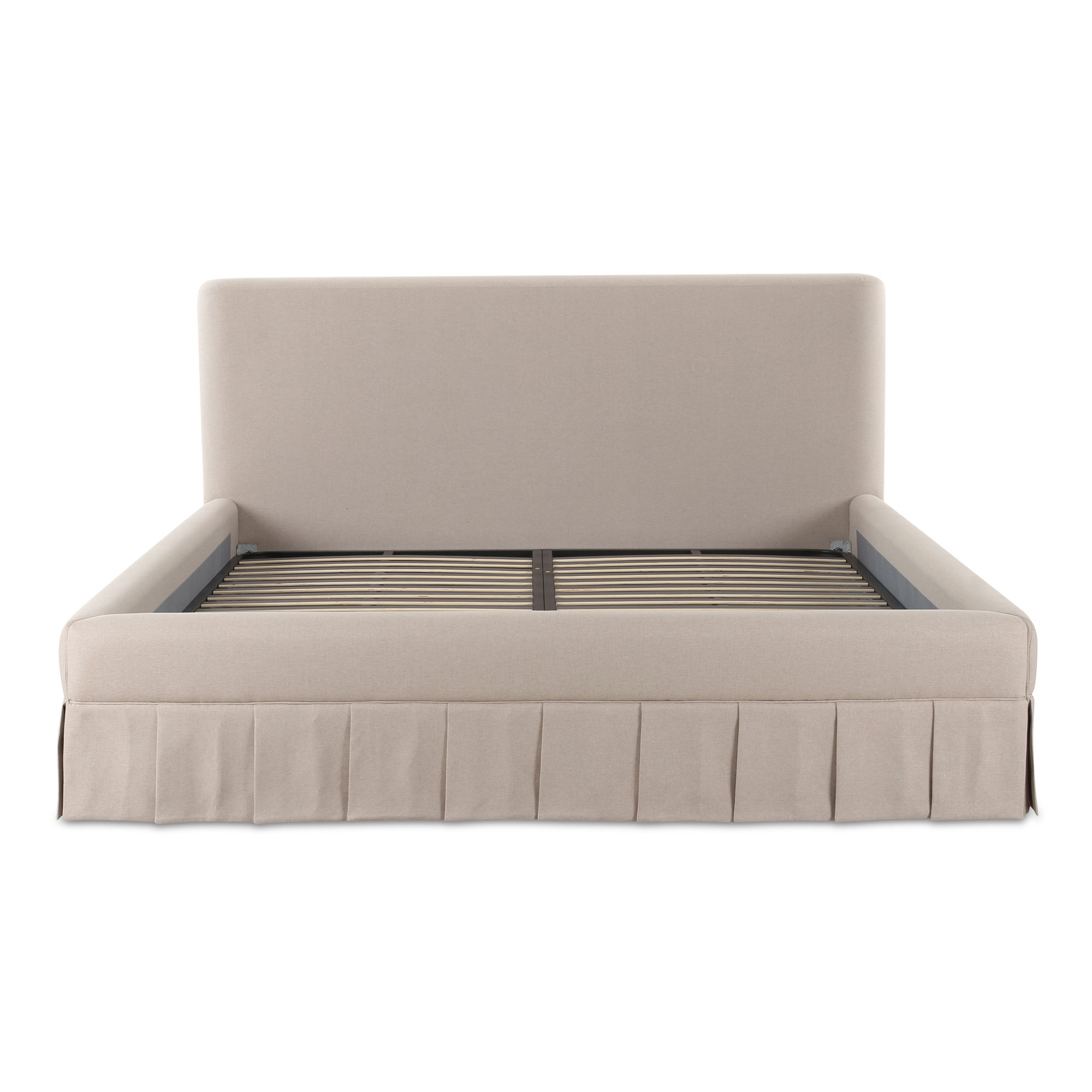 Maren Queen Bed Beige, by Moe's Home, 70" width x 45.3" height x 92" depth View 3