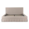 Maren Queen Bed Beige, by Moe's Home, 70" width x 45.3" height x 92" depth thumbnail 3