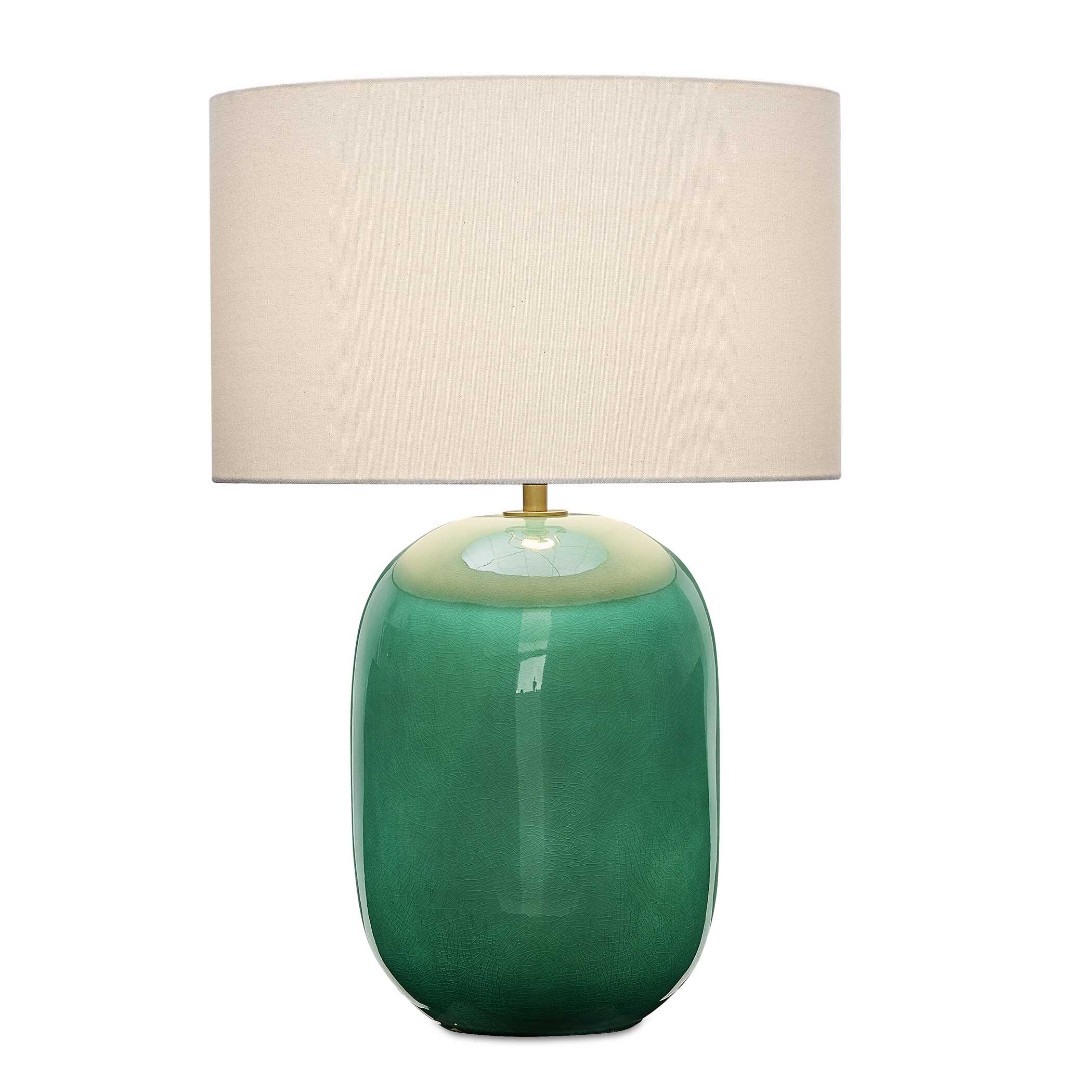 Hollis Teal Table Lamp, by Uttermost, 19" width x 28.25" height x 19" depth View 1