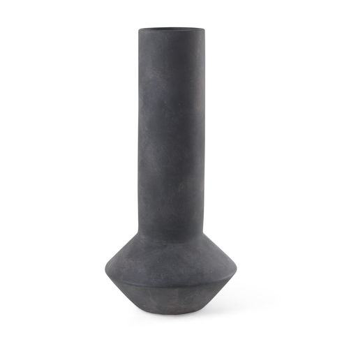 Esme  Dark Gray Ceramic Vase