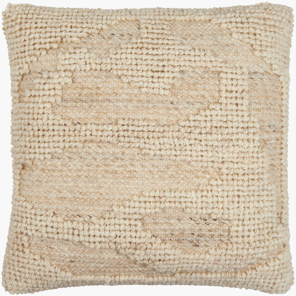 Sand Dunes Accent Pillow, Decorative Pillow by Surya, 18" length x 18" width