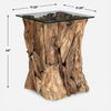 Rozel Teak Wood End Table, Furniture by Uttermost, 17.25" width x 24" height x 17.25" depth thumbnail 3