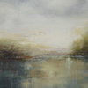Blue Reverie Framed Abstract Lake Print, by Uttermost, 3'5.25" width x 2'11.25" height x 2.5" depth thumbnail 7