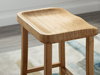 Tulip Bar Height Stool, Caramelized, (Set of 2), Counter & Bar Stool by Greenington, 18" length x 14" width x 30" height thumbnail 5