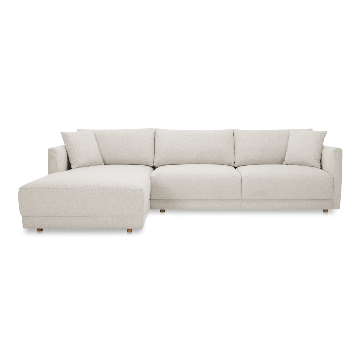 Bryn Sectional Left Oyster, Sectional Sofa by Moe's Home, 115.5" width x 31.5" height x 70.5" depth View 1