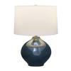 Corrine Deep Blue Table Lamp, by Uttermost, 18" width x 24.5" height x 18" depth thumbnail 1