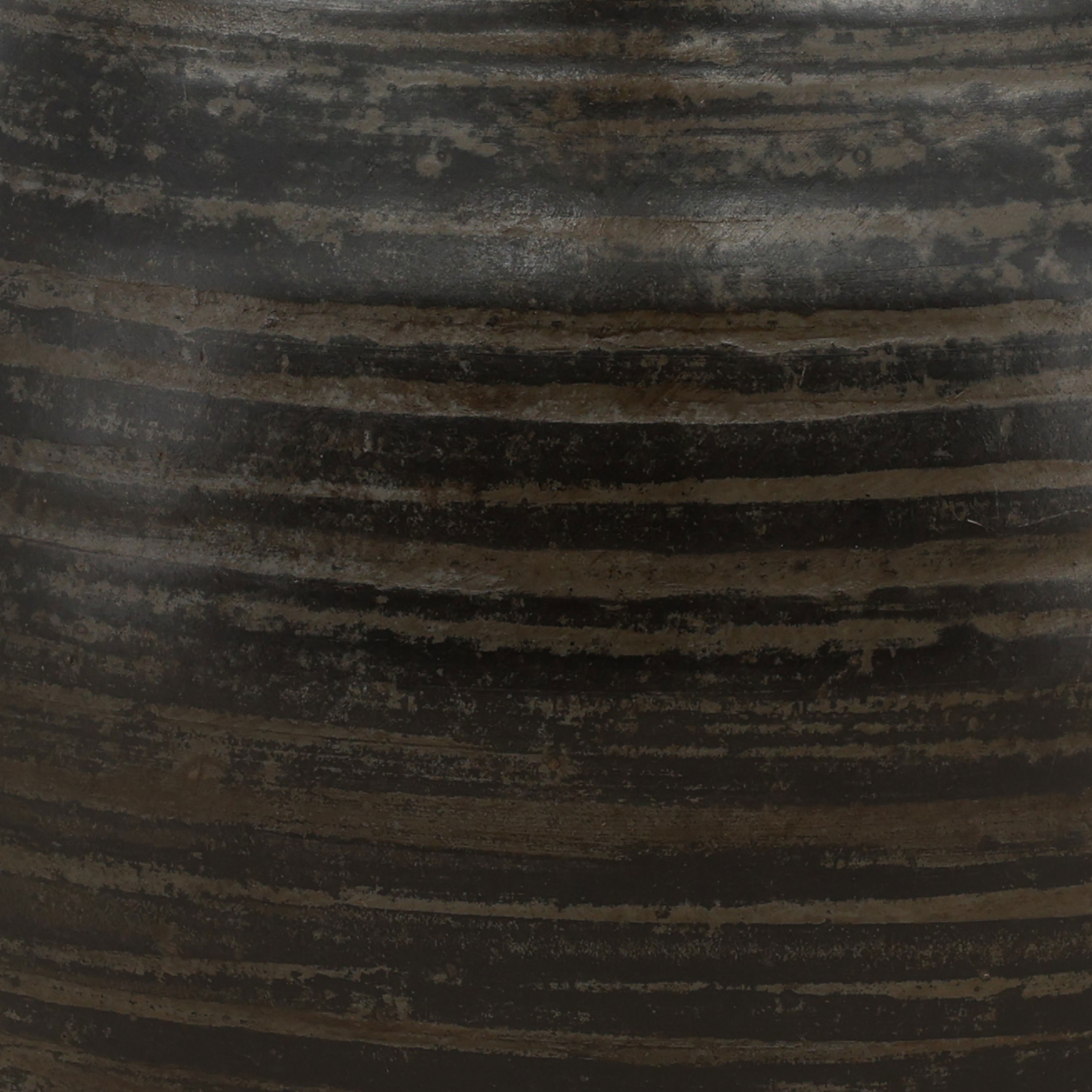 Fabrizio Vase Antique Grey, Decor by Dovetail, 12" width x 15" height x 12" diameter x 12" depth View 3