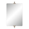 Sodalite Wall Mirror, by Renwil, 40" height x 2.75" depth thumbnail 1