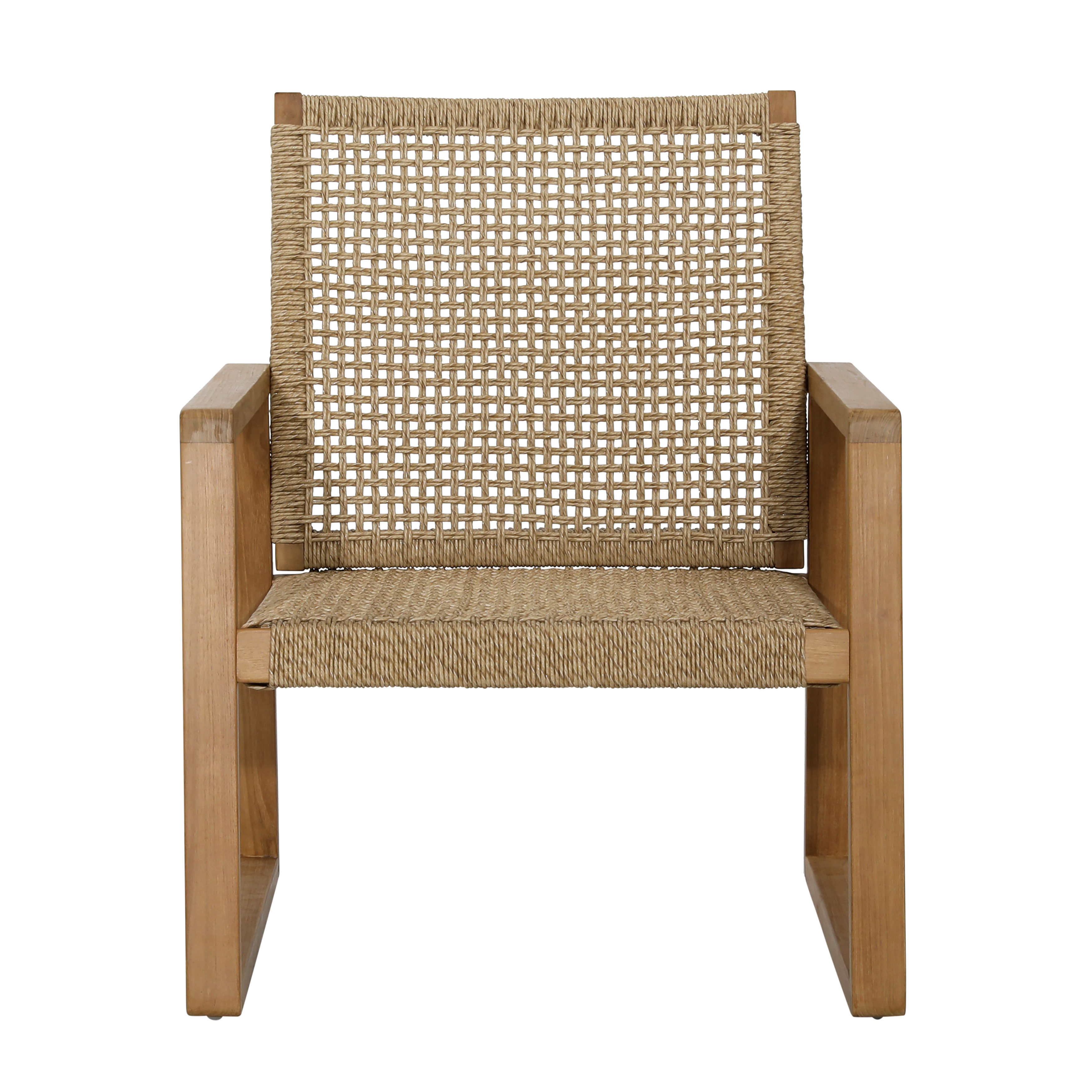 Fay Occasional Chair Nat, Accent Chair by Dovetail, 25.39" width x 32.5" height x 31.1" depth View 2