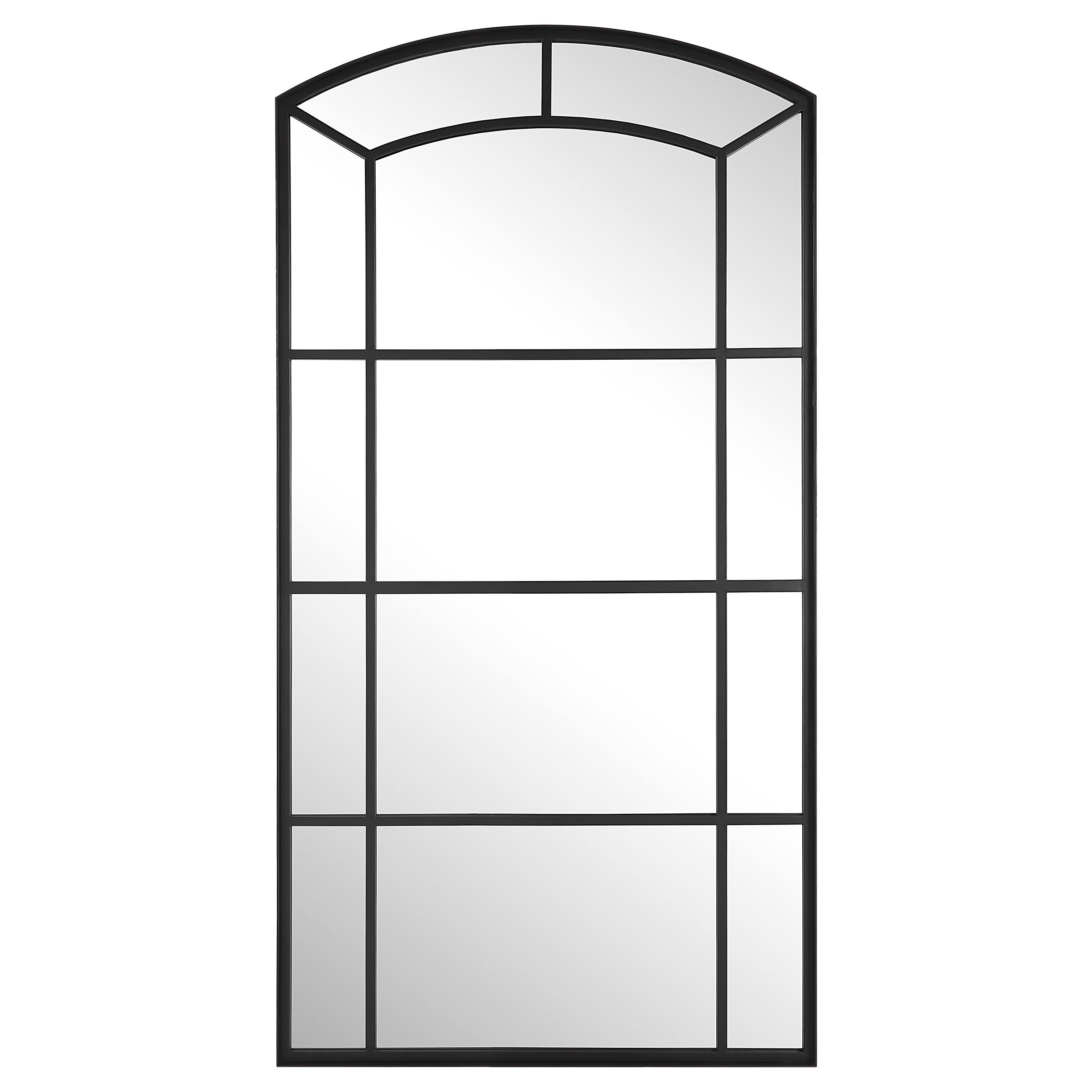 Camber Oversized Arch Mirror, by Uttermost, 42.12" width x 81.75" height x 1.62" depth View 1