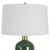 Verdell Green Table Lamp, by Uttermost, 1'5" width x 2'5" height x 1'5" depth thumbnail 6