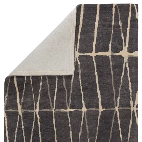 Turin Hand-Tufted Gray/Cream Area Rug