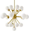 Liora Chandelier, by Surya, 36" length x 36" width x 32" height thumbnail