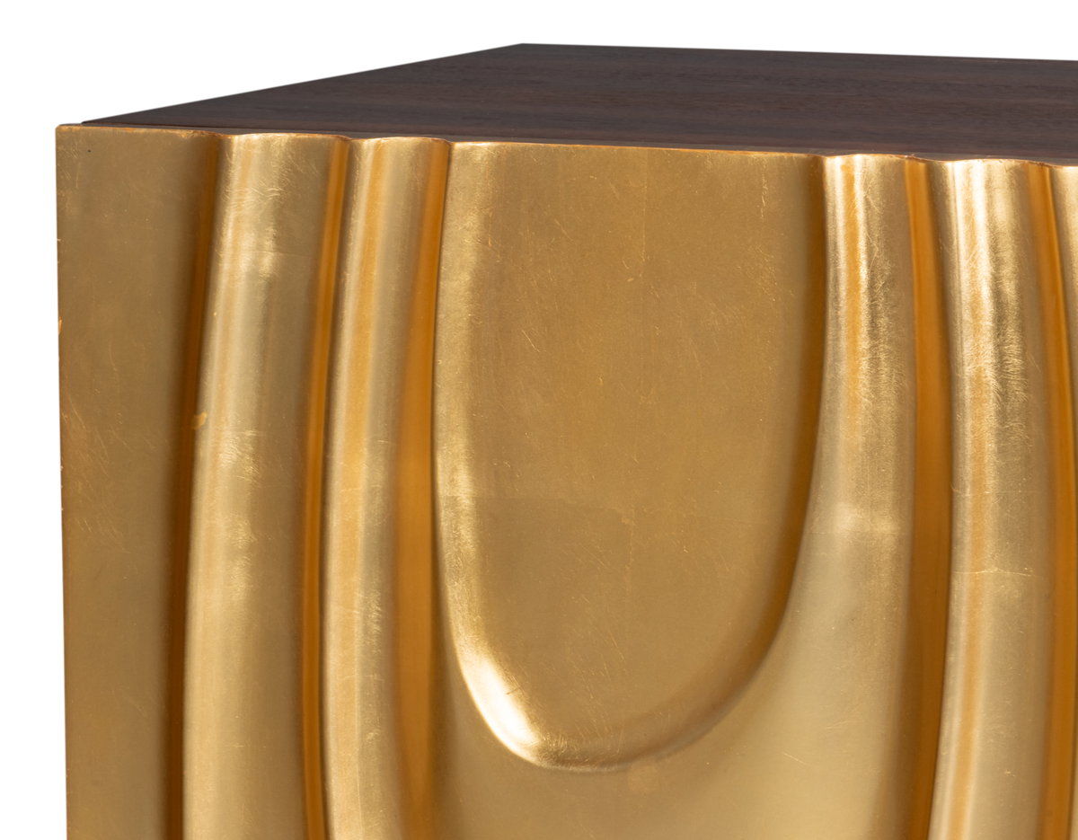 Capriole Credenza, by Sarreid, 1'8" length x 7'2" width x 3' height View 8