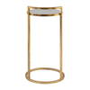 Cailin Gold Accent Table, Side & End Table by Uttermost, 14.17" width x 25.98" height x 14.17" depth thumbnail 5
