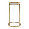 Cailin Gold Accent Table, Side & End Table by Uttermost, 14.17" width x 25.98" height x 14.17" depth thumbnail 5
