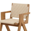 Mesa Outdoor Dining Chair Cream, by Dovetail, 22.8" width x 33.15" height x 24.4" depth thumbnail 7