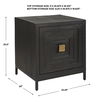 Aiken Geometric Cabinet / End Table, Furniture by Uttermost, 22.25" width x 25.5" height x 20" depth thumbnail 3