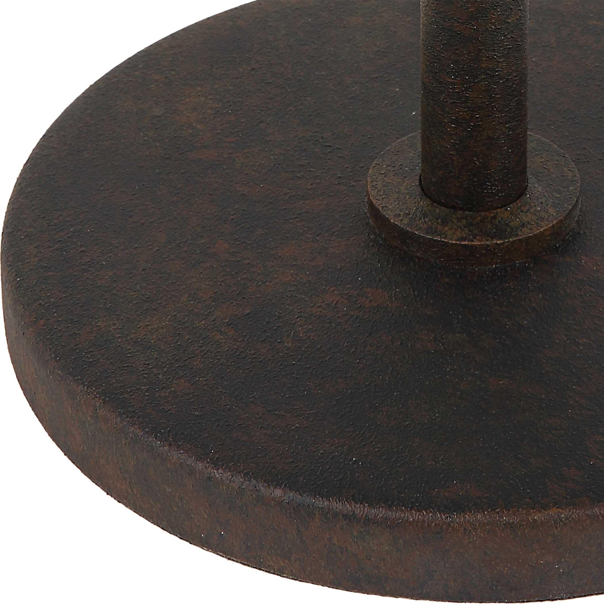 Forge Industrial Accent Table, Furniture by Uttermost, 12" width x 24.75" height x 12" depth View 6