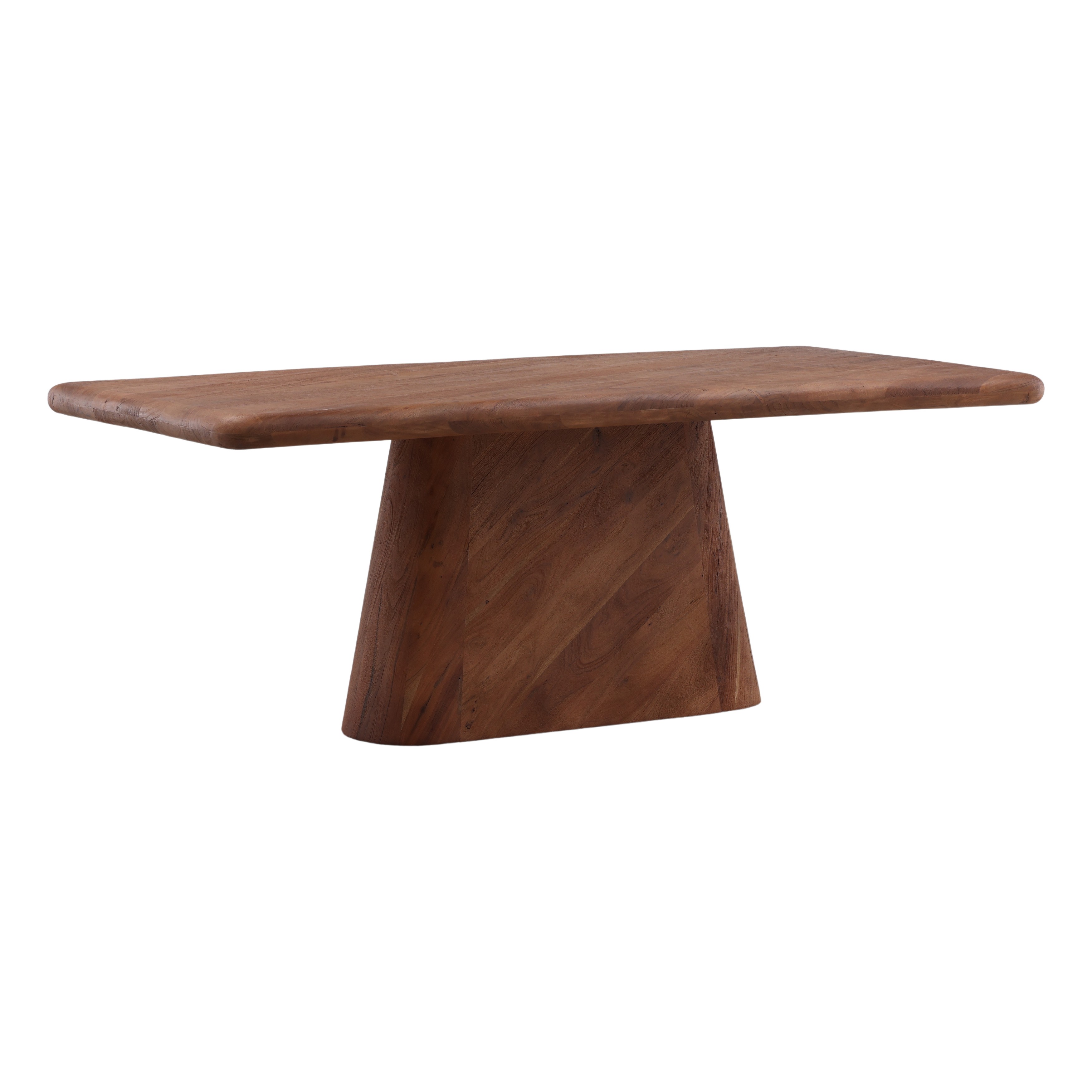Marci Dining Table Brown, by Dovetail, 79" width x 30" height x 38.2" depth View 1