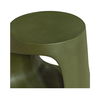 Rothko Outdoor Stool Green, Outdoor Chair by Moe's Home, 1'5.75" width x 1'5.75" height x 1'5.5" depth thumbnail 4