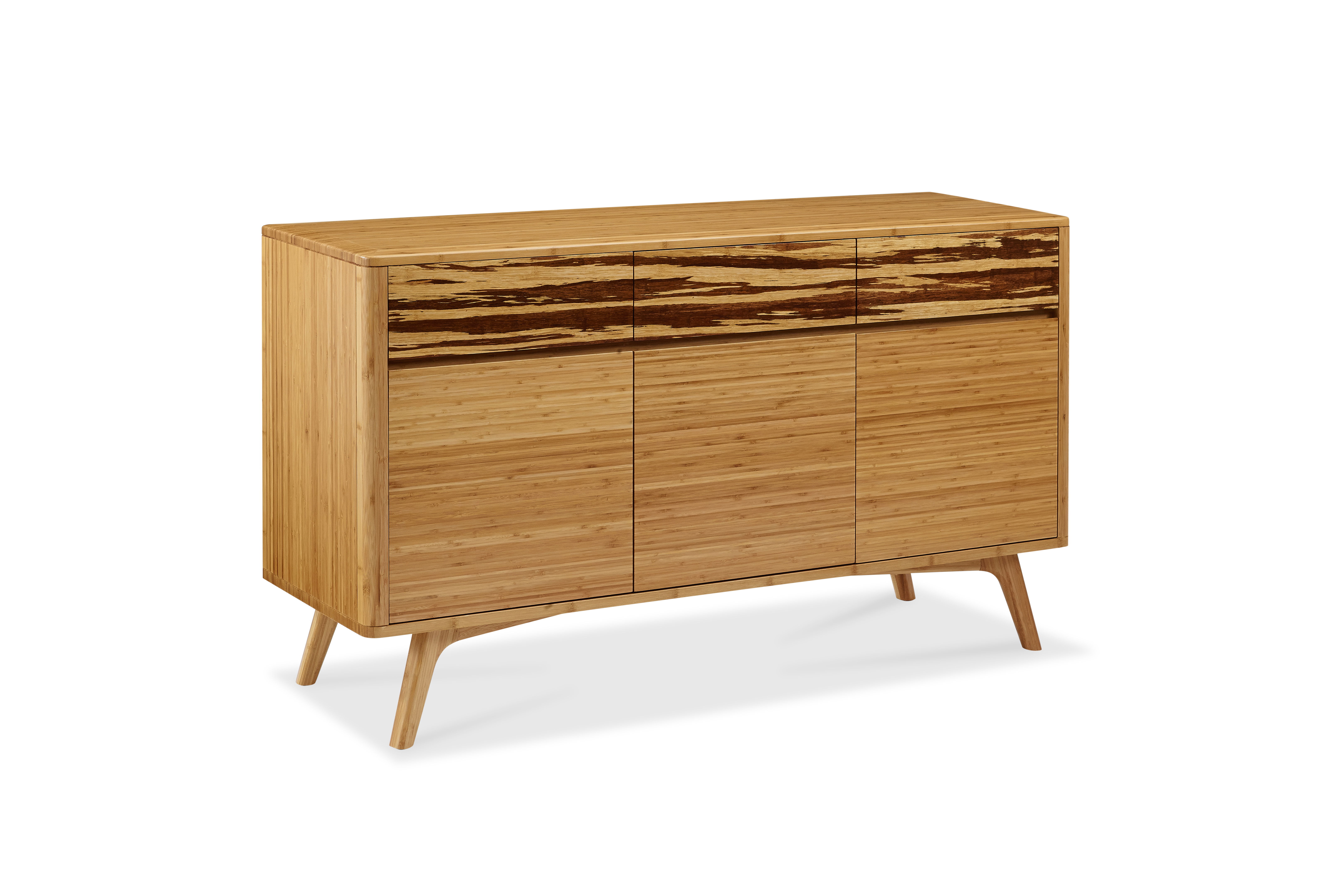 Azara Sideboard, Caramelized, Sideboards & Buffet by Greenington, 18" length x 57" width x 32" height View 2