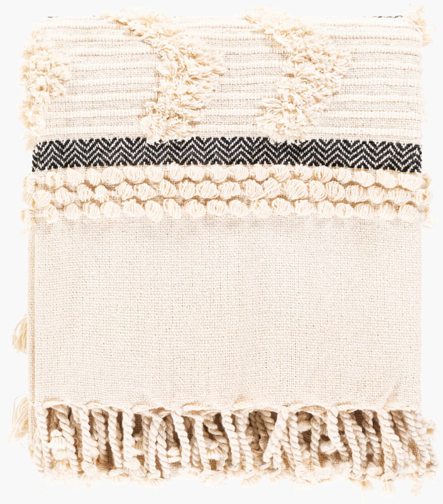 Vasant Throw, Blankets & Throw by Surya, 60" length x 50" width