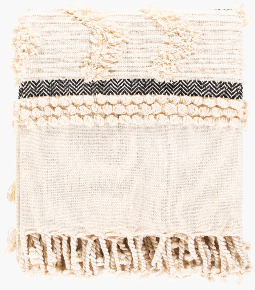Vasant Throw, Blankets & Throw by Surya, 60" length x 50" width