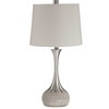 Niah Brushed Nickel Lamp, by Uttermost, 14" width x 27.75" height x 14" depth thumbnail 6