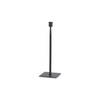 Porter  Small Black Iron Candle Holder, Candles & Candle Holder by Mercana, 4.5" length x 4.5" width x 12" height thumbnail 1