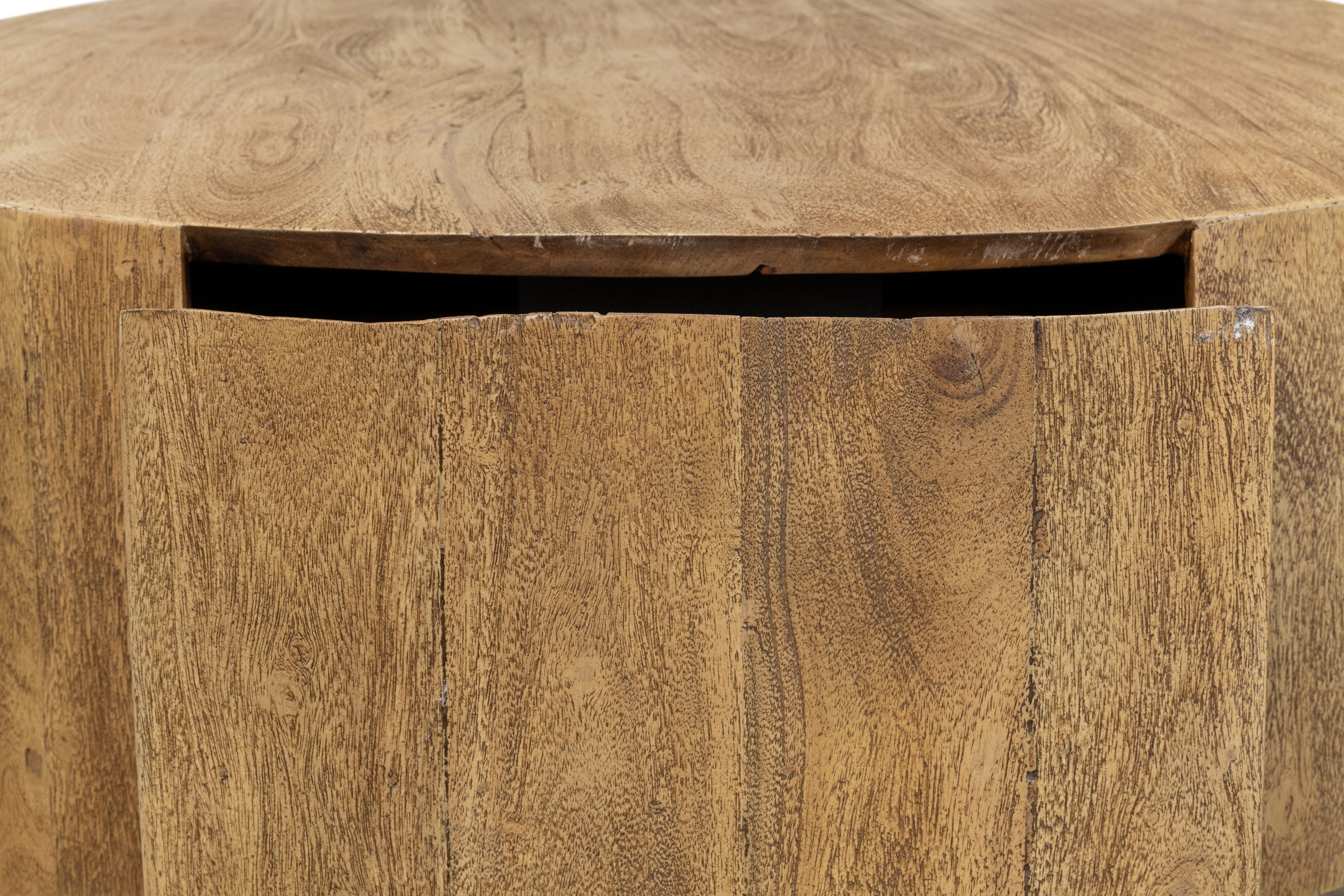 Brutus Barnwood Table, Coffee Table by Sarreid, 36" length x 36" width x 18" height View 8