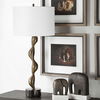 Remolino Bronze Table Lamp, by Uttermost, 15" width x 32.75" height x 15" depth thumbnail 4