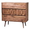 O2 3 Drawer Nightstand Natural thumbnail 1