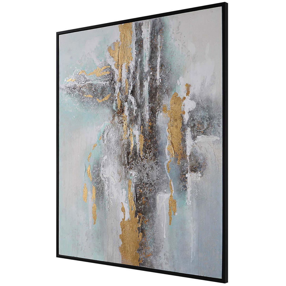 Mountain Mist Hand Painted Canvas, Art by Uttermost, 51.75" width x 61.75" height x 1.5" depth View 5