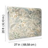 Peacock Garden Linen Peel & Stick Wallpaper thumbnail 6