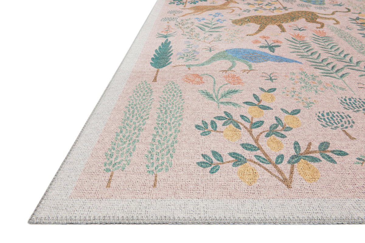 Rifle Paper Co. x Loloi Menagerie Rug, 2'3" length x 5' width View 2