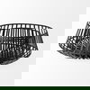 Emilio Set of 2 Black Metal Slated Bowls thumbnail 4