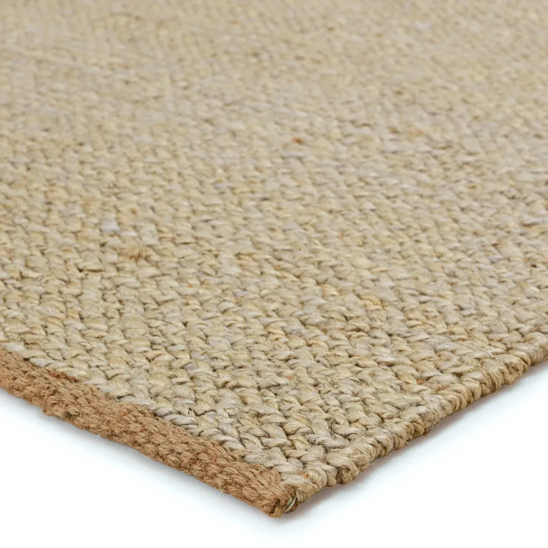 Murrel Handmade Solid Brown Area Rug (8'X10') large image 