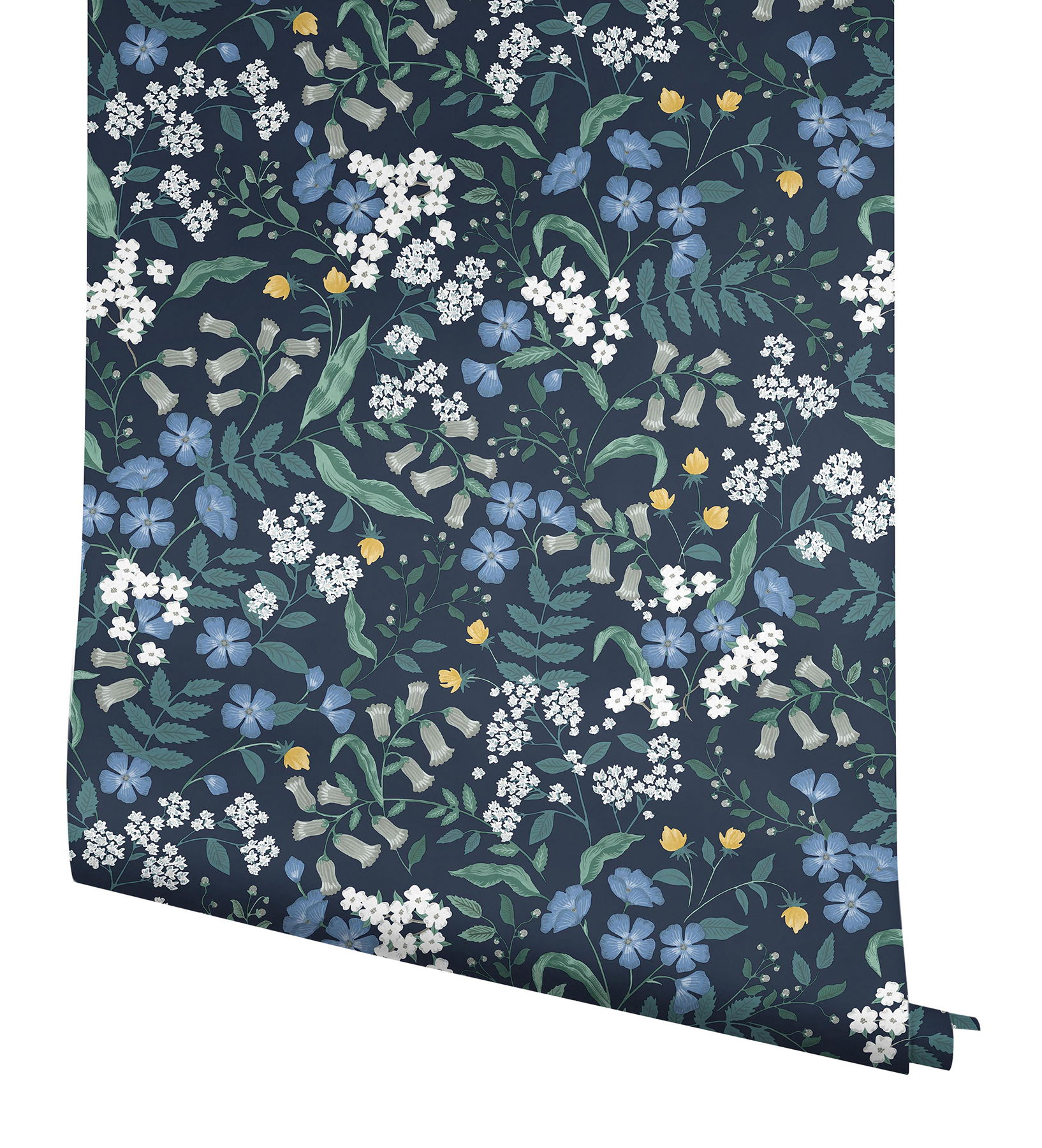 Sweetbrier Navy Peel & Stick Wallpaper large image 