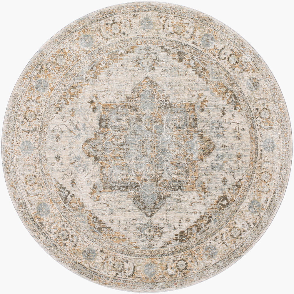 Brunswick Machine Woven Rug, by Surya, 6'6.74" length x 6'6.74" width