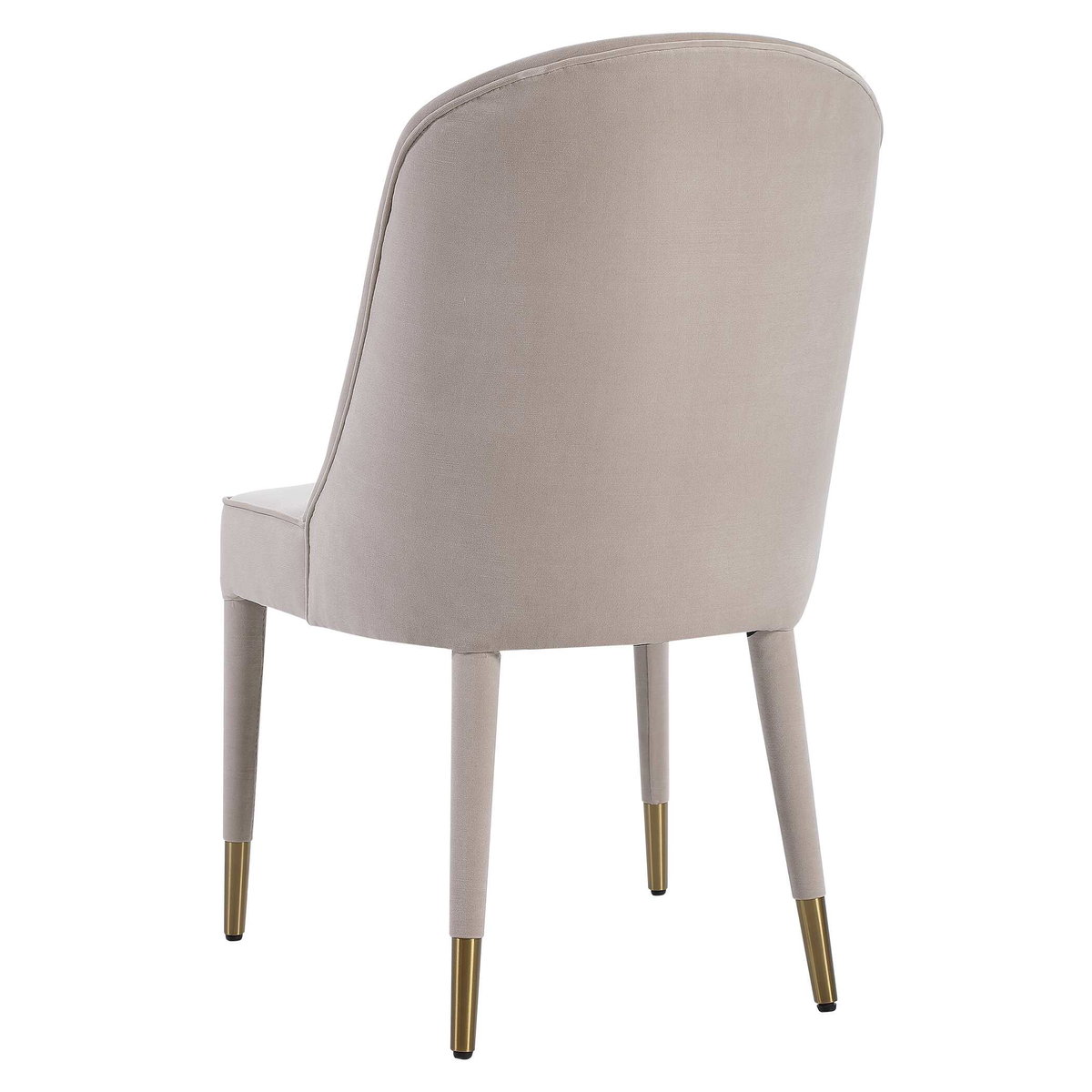 Brie Armless Chair Champagne Set Of 2, Accent Chair by Uttermost, 21" width x 36.5" height x 27" depth View 8