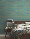 Painterly Blue & Green Wallpaper, by York Wall, 34'6" length x 2'3.56" width x 0.02" depth thumbnail 2