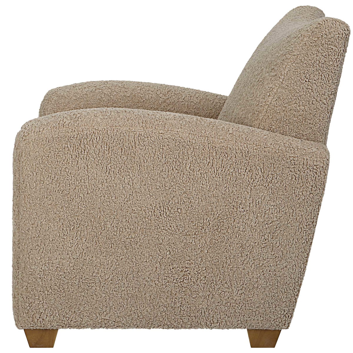 Teddy Latte Accent Chair, by Uttermost, 32" width x 35" height x 34" depth View 8