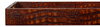 Norton Leather Tray  Croco Leather  Tan, by Sarreid, 1'6" length x 2' width x 2" height thumbnail 5
