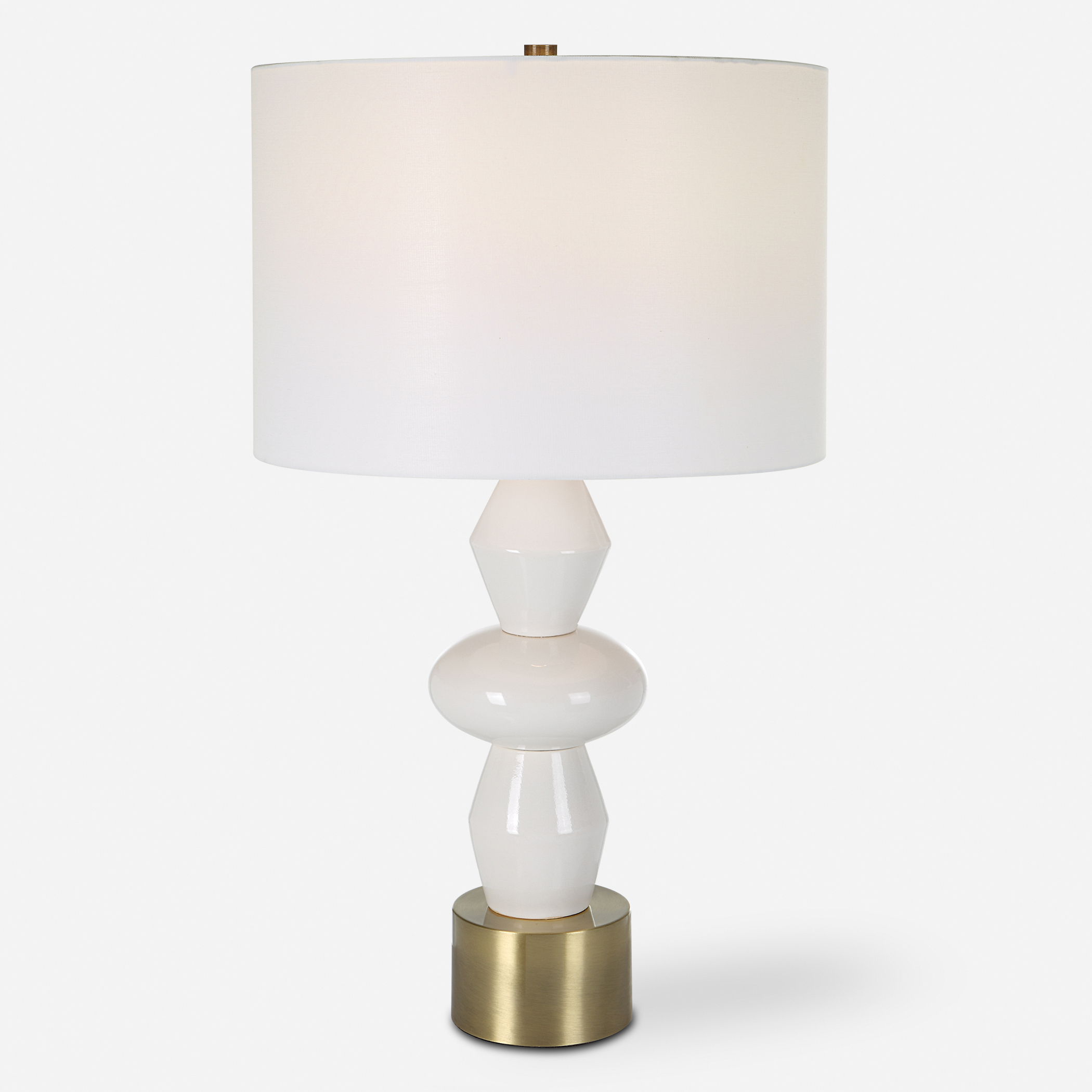 Architect White Table Lamp large image 