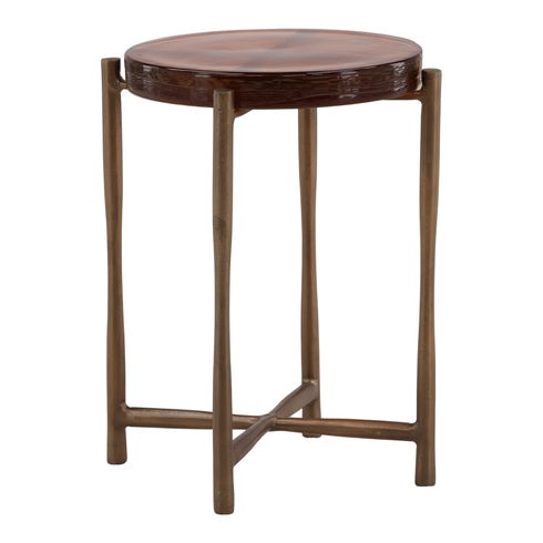 Jovanna Side Table Rust