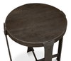 *Forged Slats Side Table/Moleskin, Side & End Table by Sarreid, 18" length x 18" width x 25" height thumbnail 4