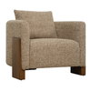 Halligan Upholstered Accent Chair, by Uttermost, 32.7" width x 25.2" height x 32.3" depth thumbnail 4