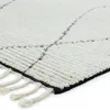 Ammil Hand-Knotted Trellis Cream/ Black Area Rug thumbnail 4